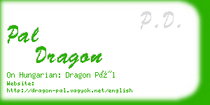 pal dragon business card